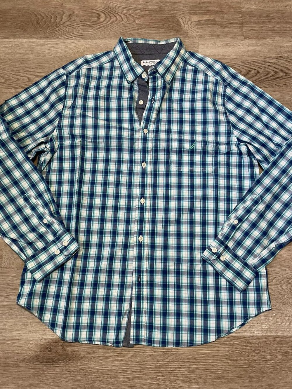 Blue Button Down Shirt - Picture 6 of 13
